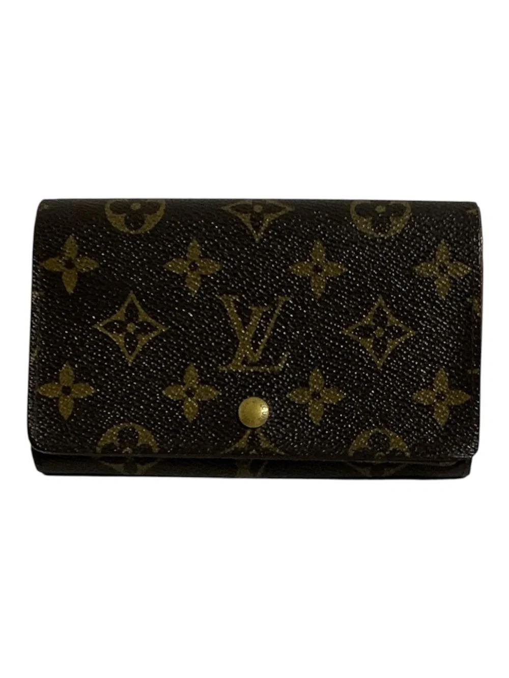 Louis Vuitton Monogram Porte Monnaie Billets Tresor‎ Wallet Vintage COA